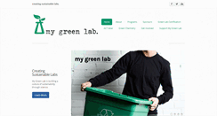 Desktop Screenshot of mygreenlab.org